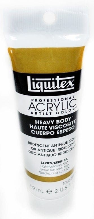 Liquitex Heavy Body Acrylic Iridescent Antique Gold 59 ML 1045237 Liquitex Heavy Body Acrylic Iridescent Antique Gold 59 ML