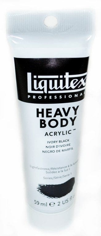 Liquitex Heavy Body Acrylic Ivory Black 59 ML 1045244 Liquitex Heavy Body Acrylic Ivory Black 59 ML