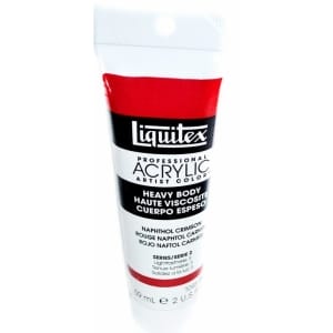 Liquitex Heavy Body Acrylic Napthol Crimson 59 ML