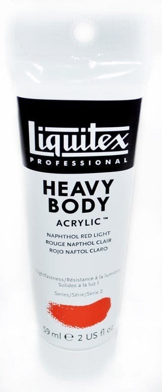 Liquitex Heavy Body Acrylic Napthol Red Light 59 ML 1045294 Liquitex Heavy Body Acrylic Napthol Red Light 59 ML
