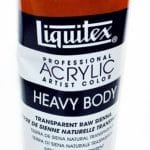 Liquitex Heavy Body Acrylic Transparent Raw Sienna 59 ML