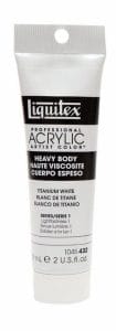 Liquitex Heavy Body Acrylic Titanium White 59 ML
