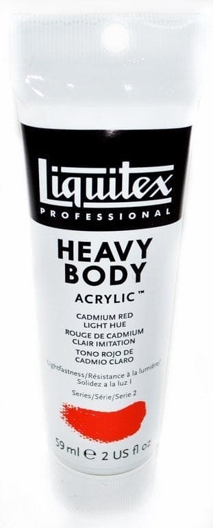 Liquitex Heavy Body Acrylic Cadmium Red Light Hue 59 ML 1045510 Liquitex Heavy Body Acrylic Cadmium Red Light Hue 59 ML