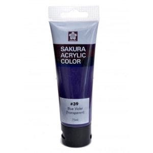 Sakura Acrylic Tube - Transparent (Blue Voilet) - 75 ml