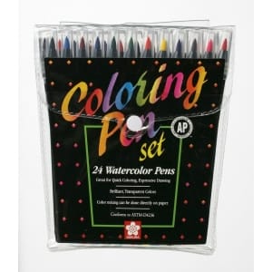 Sakura Watercolor pen set of 24 colors