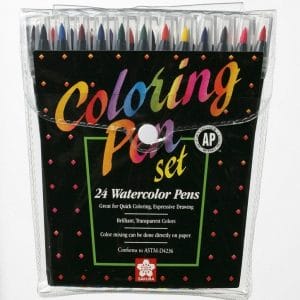 Sakura Watercolor pen set of 24 colors