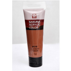 Sakura Acrylic Tube - Opaque (Burnt Sienna) - 75 ml