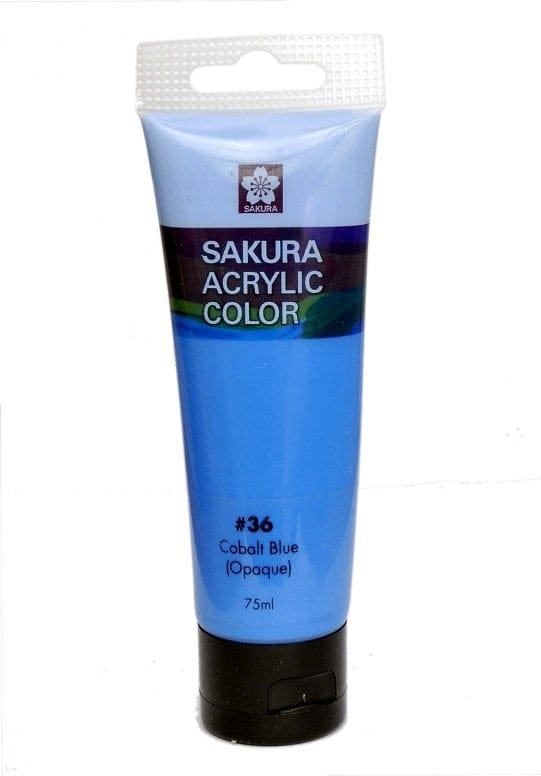 Sakura Acrylic Tube - Opaque (Cobalt Blue) - 75 ml cobaltblue Sakura Acrylic Tube - Opaque (Cobalt Blue) - 75 ml
