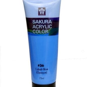 Sakura Acrylic Tube - Opaque (Cobalt Blue) - 75 ml