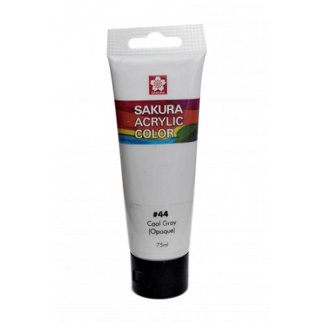 Sakura Acrylic Tube - Opaque (Cool Grey) - 75 ml coolgrey Sakura Acrylic Tube - Opaque (Cool Grey) - 75 ml
