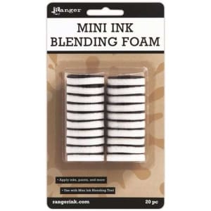 Ranger Mini Ink Blending Replacement Foams 1" Round 20/Pkg