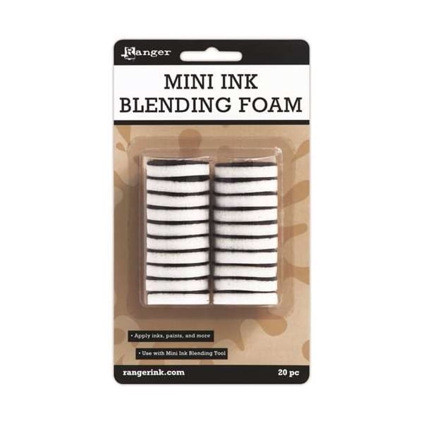 Ranger Mini Ink Blending Replacement Foams 1" Round 20/Pkg