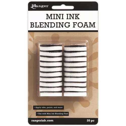 Ranger Mini Ink Blending Replacement Foams 1" Round 20/Pkg