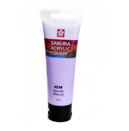 Sakura Acrylic Tube - Opaque (Lavender) - 75 ml lavender Sakura Acrylic Tube - Opaque (Lavender) - 75 ml