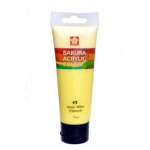 Sakura Acrylic Tube - Opaque (Lemon Yellow) - 75 ml