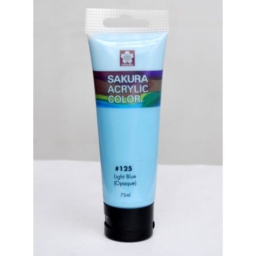 Sakura Acrylic Tube - Opaque (Light Blue) - 75 ml lightblue Sakura Acrylic Tube - Opaque (Light Blue) - 75 ml