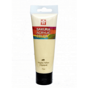 Sakura Acrylic Tube - Opaque (Naples Yellow) - 75ml