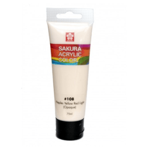Sakura Acrylic Tube - Opaque (Naples Yellow Red Lt.) - 75 ml