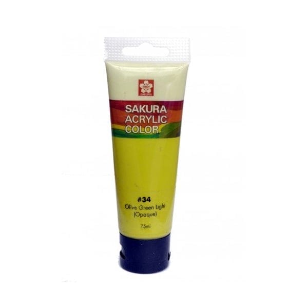 Sakura Acrylic Tube - Opaque (Olive Green) - 75 ml