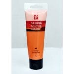 Sakura Acrylic Tube - Transparent (Orange) - 75 ml