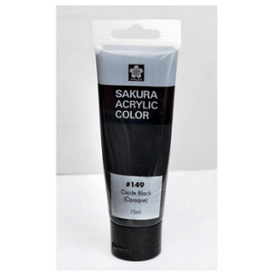 Sakura Acrylic Tube - Opaque (Oxide Black) - 75 ml