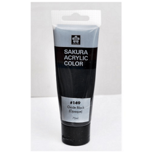 Sakura Acrylic Tube - Opaque (Oxide Black) - 75 ml