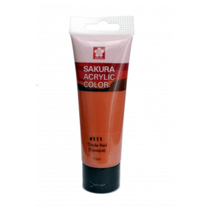 Sakura Acrylic Tube - Opaque (Oxide Red) - 75 ml
