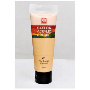 Sakura Acrylic Tube - Opaque (Pale Orange) - 75 ml