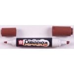Sakura Permapaque twin point marker - Brown