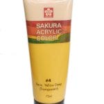 Sakura Acrylic Tube - Transparent (Permanent Yellow Deep) - 75 ml