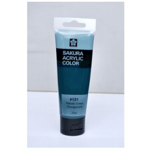 Sakura Acrylic Tube - Transparent (Phthalo Green) - 75 ml