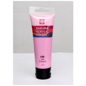 Sakura Acrylic Tube - Opaque (Pink) - 75 ml