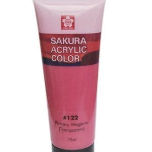 Sakura Acrylic Tube - Transparent (Primary Magenta) - 75 ml