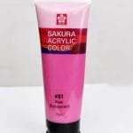 Sakura Acrylic Tube - Transparent (Rose) - 75 ml