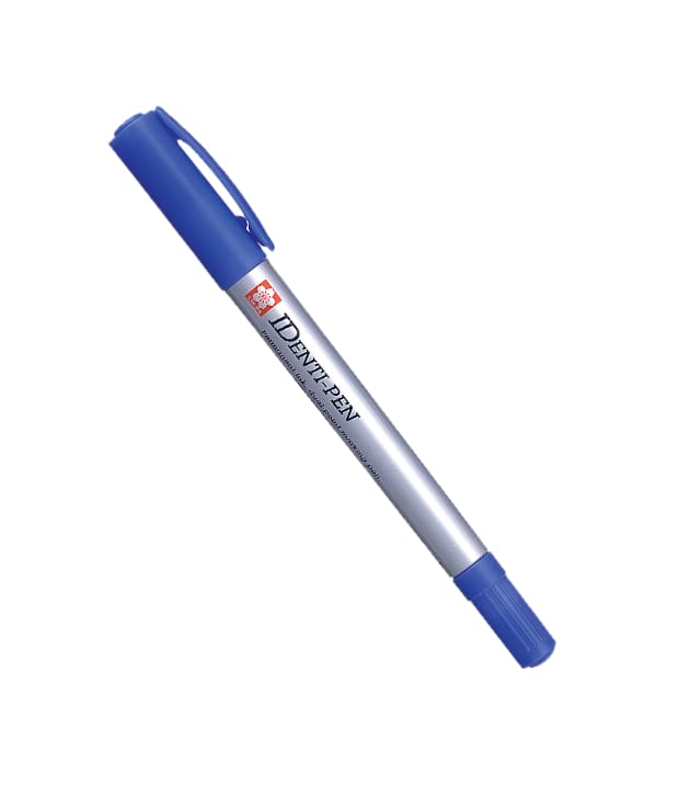 Sakura Identipen-Dual Tip permanent marker - Blue (pack of 12) sakuraidentpenblue Sakura Identipen-Dual Tip permanent marker (pack of 12)