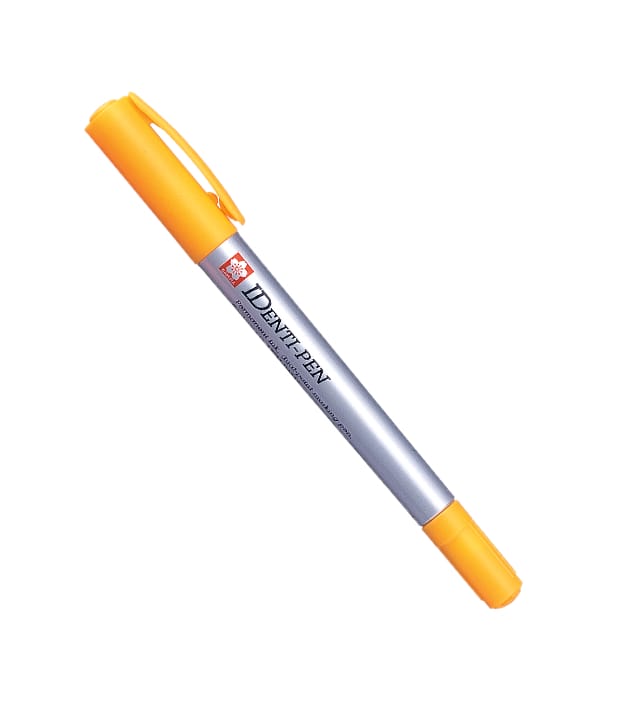 Sakura Identipen-Dual Tip permanent marker - Orange (pack of 12) sakuraidentpenorange Sakura Identipen-Dual Tip permanent marker (pack of 12)