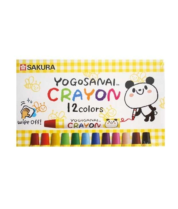Sakura Yogosanai Assorted Color Crayons (Set of 12) sakurayogasanai12 Sakura Yogosanai Assorted Color Crayons (Set of 12)