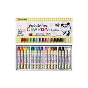Sakura Yogosanai Assorted Color Crayons (Set of 16)