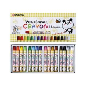 Sakura Yogosanai Assorted Color Crayons (Set of 16)
