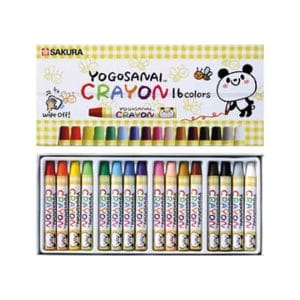 Sakura Yogosanai Assorted Color Crayons (Set of 16)