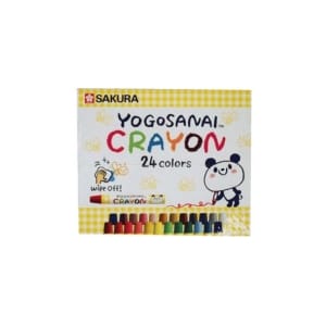 Sakura Yogosanai Assorted Color Crayons (Set of 24)