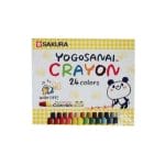 Sakura Yogosanai Assorted Color Crayons (Set of 24)