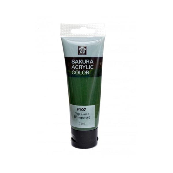 Sakura Acrylic Tube - Transparent (Sap Green) - 75 ml