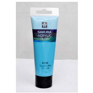 Sakura Acrylic Tube - Opaque (Turquoise Blue) - 75 ml