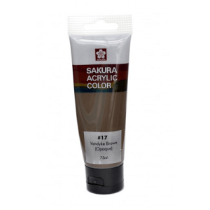 Sakura Acrylic Tube - Opaque (Vandyke Brown) - 75 ml
