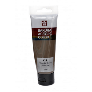 Sakura Acrylic Tube - Opaque (Vandyke Brown) - 75 ml
