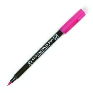 Sakura Koi Coloring Brush Pen - Rose Red