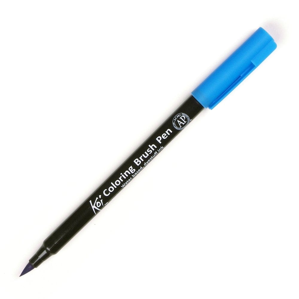 Sakura Koi Coloring Brush Pen - Steel Blue (Pack of 3) Sakura Koi Coloring Brush Pen - Steel Blue (Pack of 3)