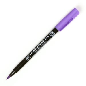 Sakura Koi Coloring Brush Pen - Lavender (Pack of 3)