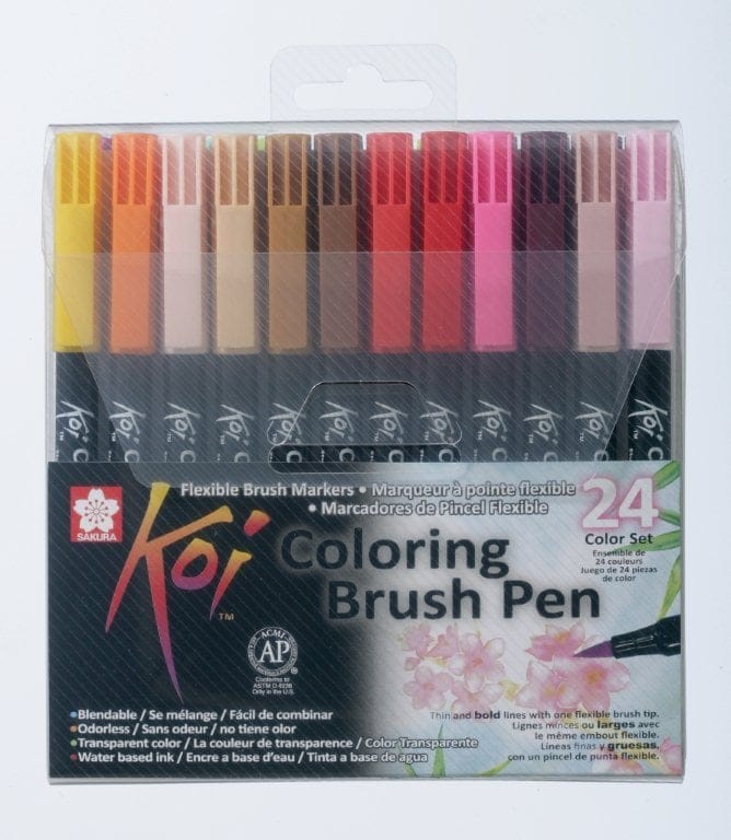 Sakura Koi Coloring Brush Pen - Purple (Pack of 3) Sakura Koi Coloring Brush Pen - Purple (Pack of 3)